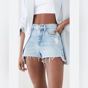 NWT Good American jean shorts
